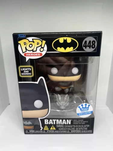 Funko Pop Heroes: DC - Batman #448 Lights and Sounds Funko Shop Exclusive