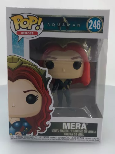 Funko POP! Heroes DC Comics Aquaman Mera #246 Vinyl Figure DAMAGED BOX