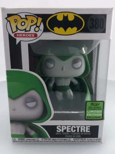 Funko POP! Heroes DC Comics Batman Spectre Spring Convention #380 DAMAGED