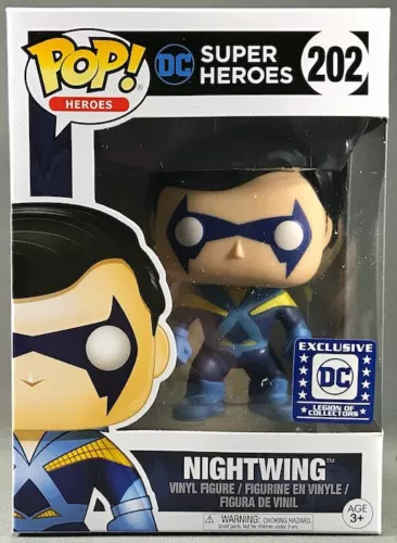 Funko POP! Heroes DC Comics DC Super Heroes Nightwing Disco #202 Vinyl Figure