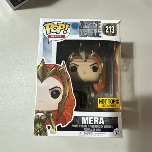 Funko POP! Heroes DC Comics Justice League Movie Mera #213 DAMAGED BOX