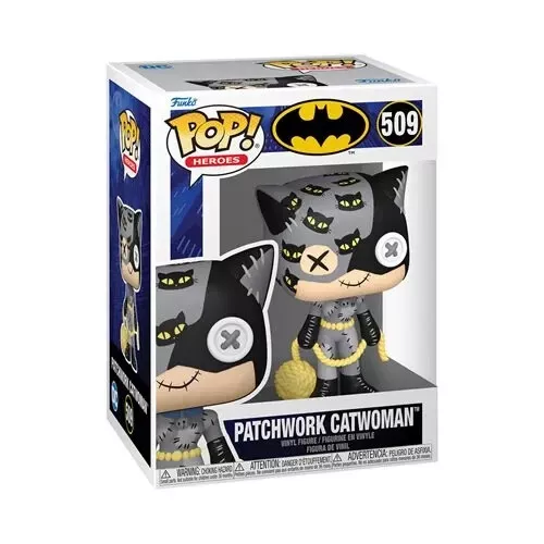 Funko POP Heroes DC Comics- Patchwork Catwoman Figure #509 + Protector