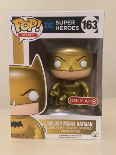 Funko Pop! Heroes DC Super Heroes Golden Midas Batman Target Exclusive #163