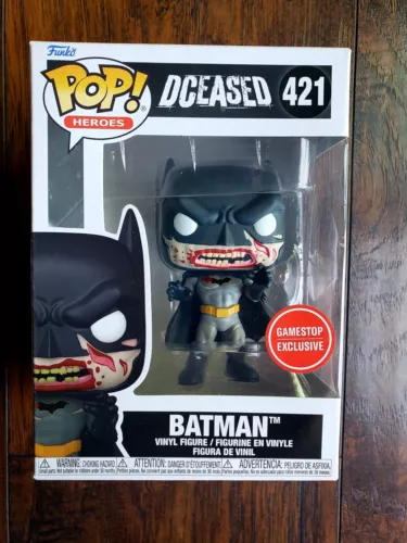 Funko Pop! Heroes DCeased Batman (Bloody) GameStop Exclusive #421 DC Comics