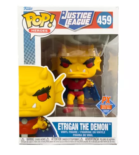 FUNKO POP! HEROES JUSTICE LEAGUE #459 ETRIGAN THE DEMON NEW IN BOX