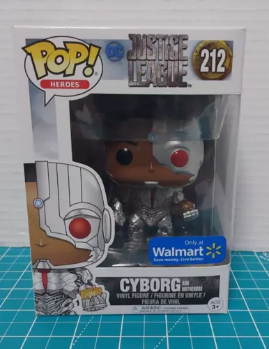 Funko POP Heroes Justice League Cyborg and Motherbox 212 Vinyl Figure Walmart