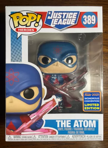 Funko POP! Heroes Justice League The Atom #389 2021 Wondrous Convention Excl.