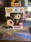 Funko Pop Heroes Metallic Superman #402 IMPERIAL PALACE  Exclusive W/PROTECTOR