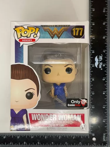 Funko POP! Heroes Wonder Woman GameStop Exclusive #177 Vinyl Figure E03