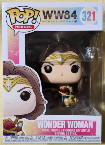 Funko Pop! Heroes ~ WW84 ~ Wonder Woman #321 ~ Vinyl Figure ~ New