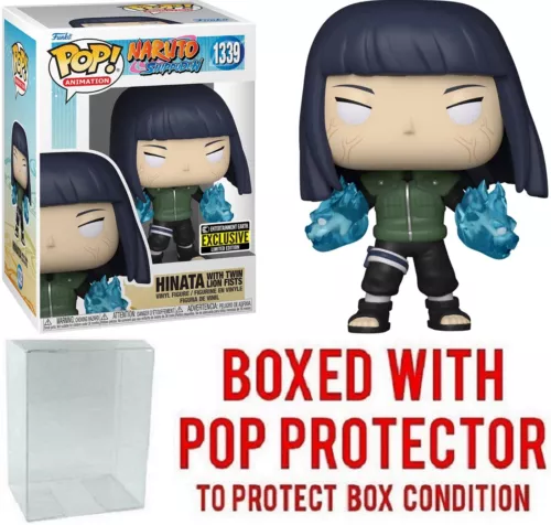 Funko POP! Hinata with Twin Lion Fists #1339 EE Exclusive Vinyl Figure w/ Case