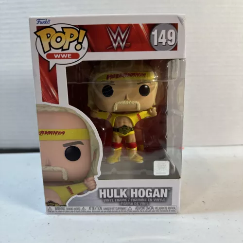 Funko POP Hulk Hogan w/ Championship Belt #149 WWE Wrestling Vinyl Figure