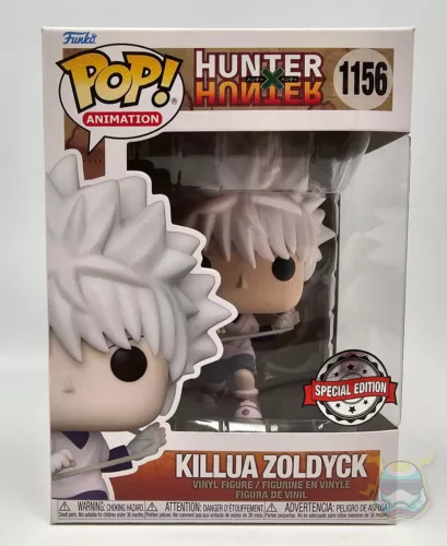 Funko Pop Hunter KILLUA ZOLDYCK #1156 Anime Vinyl Figure Protector Special Editi