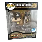 Funko Pop Indiana Jones Num 1361 Lights Up Exclusive Edition Vinyl Figure Disney