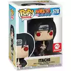 Funko POP!  ITACHI  #578  Naruto Shippuden  AE  Exclusive Sticker  - Brand New