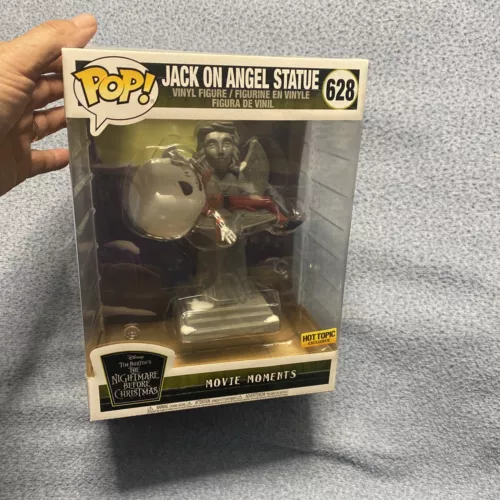 Funko Pop Jack on angel statue 628 nightmare before Christmas￼