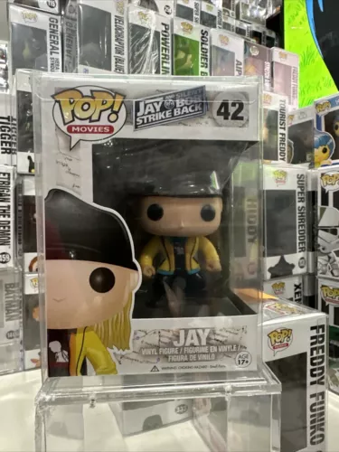 Funko Pop! Jay And Silent Bob Strikes Back Jay #42 2013 OG Box Ding On Back Top