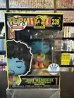 Funko Pop! Jimi Hendrix #239 Blacklight Vinyl Figure Funko Shop W/ Protector