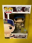 FUNKO POP JOHN CENA WWE 01 DAMAGED BOX BLUE HAT  VAULTED W/PROTECTOR! P14