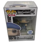 Funko Pop John Lennon #247 Rocks Beatles Shop Exclusive in Pop Protector C New