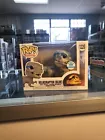 Funko Pop! Jurassic Park Velociraptor (Blue) Exclusive #1220 MINT W/PROTECTOR