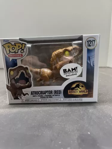 Funko Pop! Jurassic World Atrociraptor (Red) #1217 (BAM Exc) Vinyl Figure