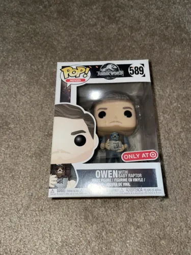 Funko POP! Jurassic World - Owen with Baby Raptor #589 Target Exclusive