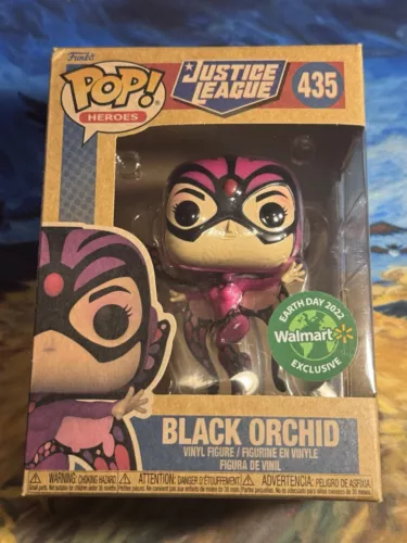 Funko Pop! Justice League Black Orchid #435 Earth Day 2022 Walmart