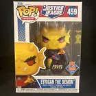 Funko Pop Justice League Etrigan The Demon 459 Black Light Chase Previews PX NEW