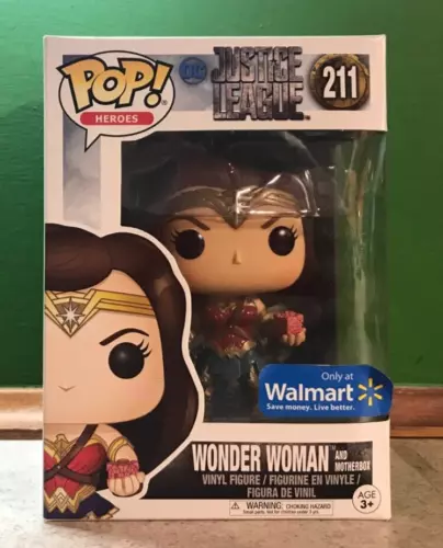 Funko POP! Justice League Wonder Woman And Motherbox Walmart 211