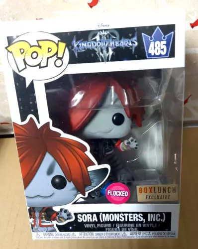 Funko Pop! Kingdom hearts 485 Sora Monsters, Inc flocked Box Lunch exclusive New