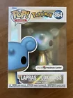 Funko Pop Lapras Pearlescent Pokemon Center Exclusive #864 with Protector