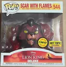 Funko Pop! Lion King Deluxe #544 Scar with Red Flames Chase Hot Topic Exclusive