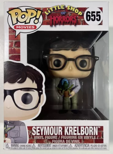 Funko Pop Little Shop Of Horrors Seymour Krelborn #655 Protector/Free ship