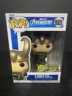 FUNKO POP ! LOKI WITH SCEPTER 985 GLOWS IN DARK ENTERTAINMENT EARTH  DB3