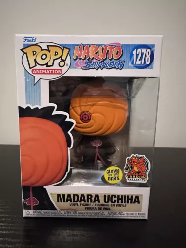 Funko POP! Madara Uchiha Naruto Shippuden #1278 GITD Dragons Trading Exclusive