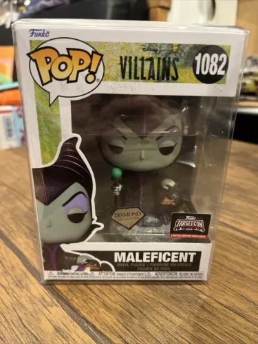 Funko POP! Maleficent #1082 Disney Villains Diamond Col Target Con Exclusive