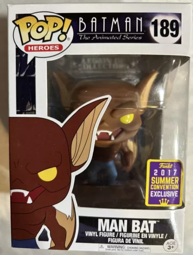 Funko POP Man Bat Batman Animated Series 2017 Summer Convention SDCC #189 New