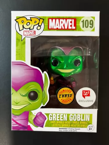 Funko POP! Marvel #109 Green Goblin CHASE Walgreens Exclusive NO RESERVE!