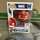 Funko POP MARVEL 154 CAPTAIN MARVEL MASKED GTS EXCLUSIVE VAULTED NEW W/protector