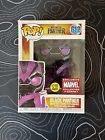 Funko Pop Marvel #612 Black Panther GITD Glow In Dark Collector Corps Exclusive