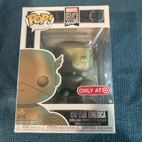 Funko Pop! Marvel 80th Anniversary - Captain America  497 - Target Exclusive