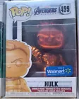 Funko POP Marvel Avenger Endgame Orange Chrome Hulk 499 Figure Walmart Exclusive