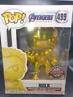 FUNKO POP! Marvel Avengers Endgame Hulk 499 YELLOW Special Edition Bobble Head