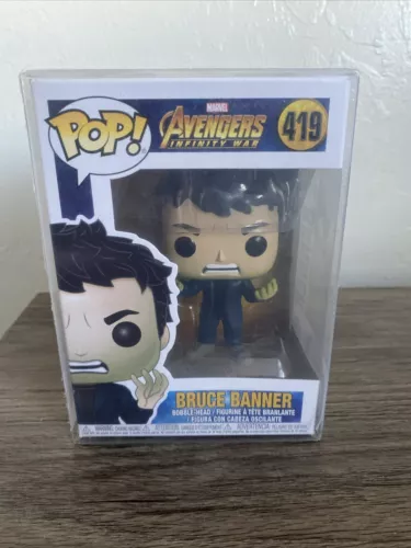 Funko Pop! Marvel Avengers Infinity War Bruce Banner #419 W/ Protector