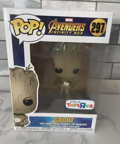 Funko POP! Marvel Avengers: Infinity War Groot with Game #297