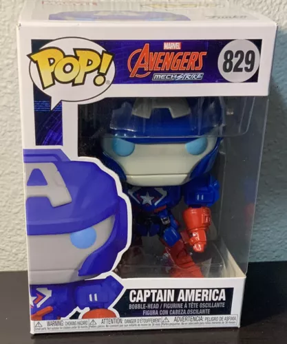 Funko Pop! Marvel ~ Avengers Mech Strike ~ Captain America #829