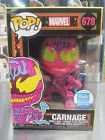 Funko Pop- Marvel Black Light Carnage - Funko Shop Exclusive #678 w/Protector