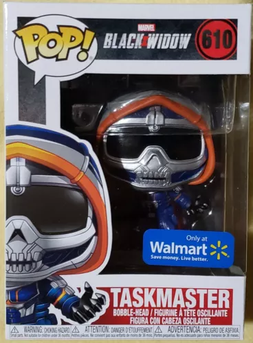 Funko POP! Marvel Black Widow ~ Taskmaster #610 Walmart Exclusive ~ New