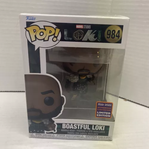 FUNKO POP Marvel Boastful Loki #984 WONDERCON 2022 Shared Convention Exclusive